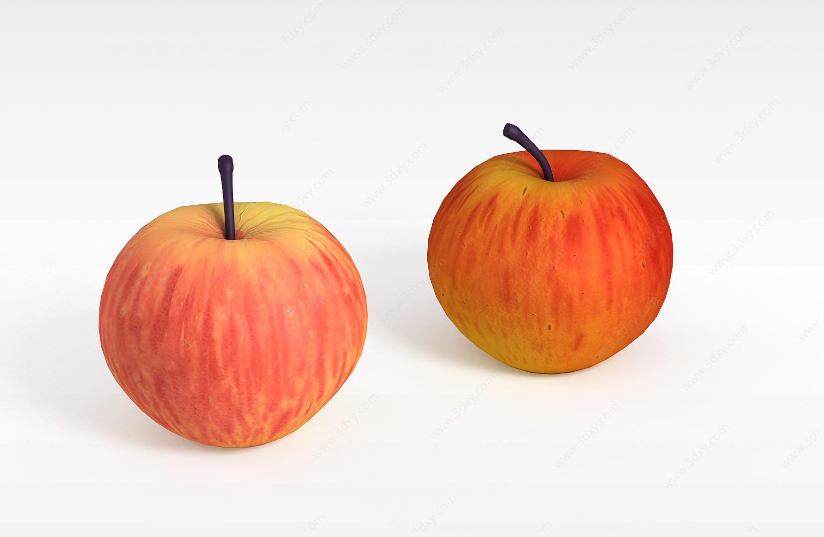 红苹果3D模型