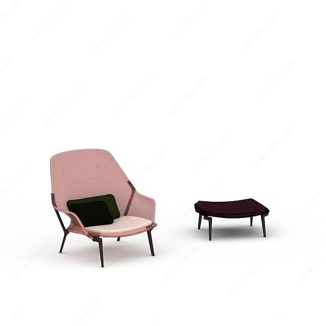 子宫休闲椅3D模型