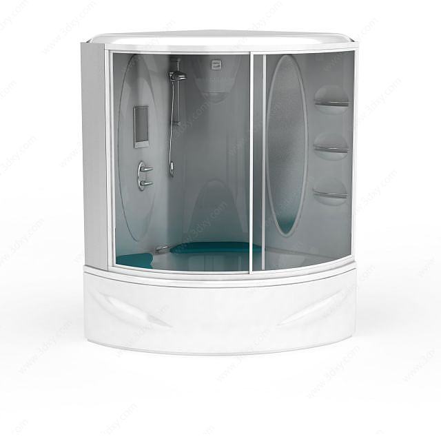 家庭淋浴房3D模型