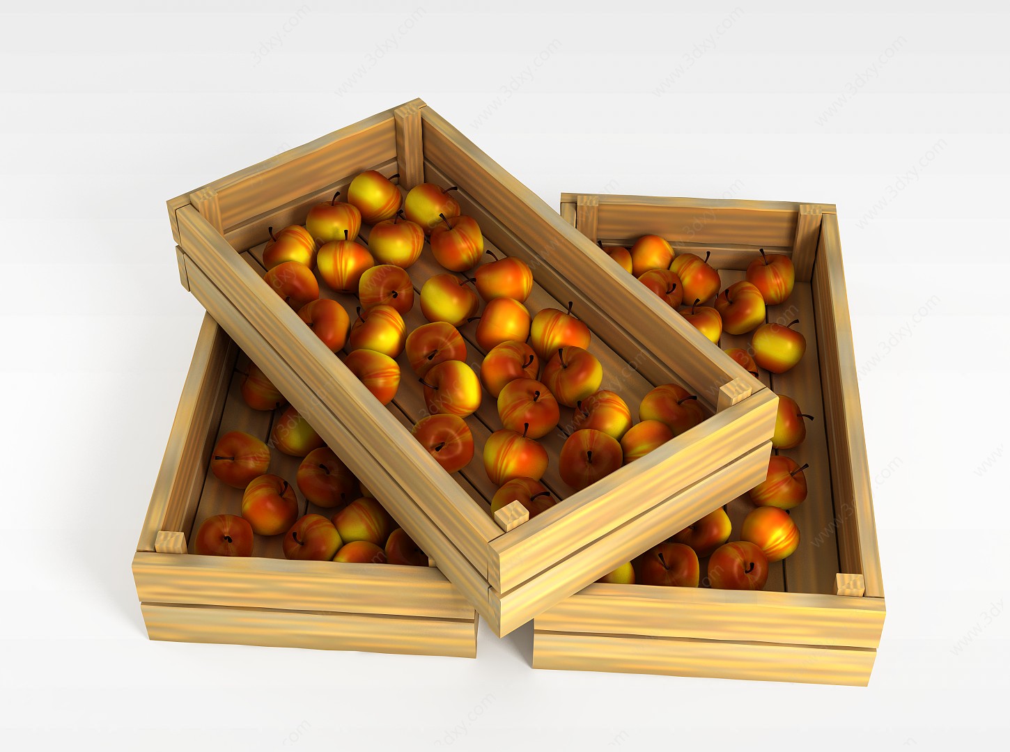 水果盒3D模型
