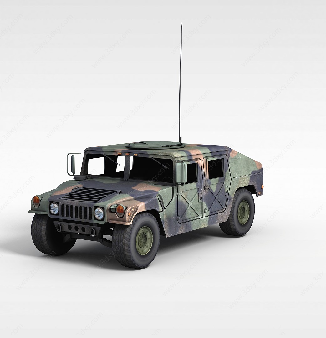 作战汽车3D模型