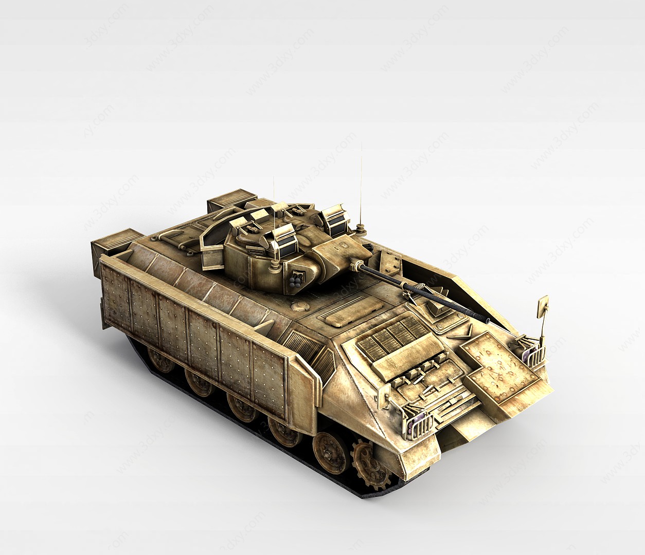 amx30主战坦克3D模型