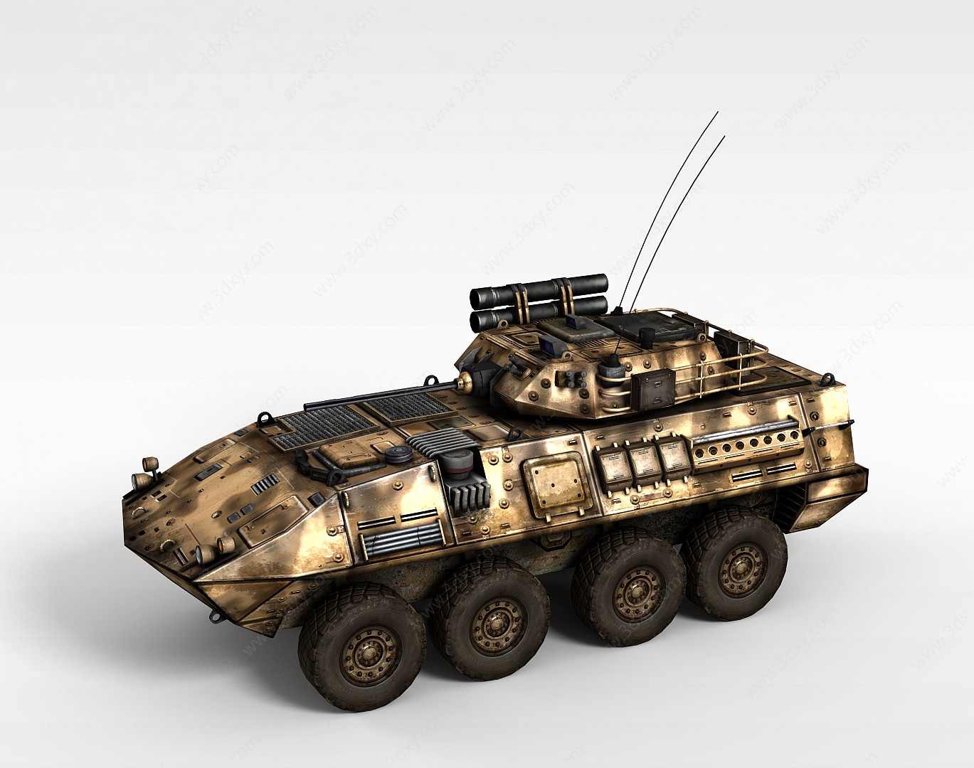 超重型坦克3D模型