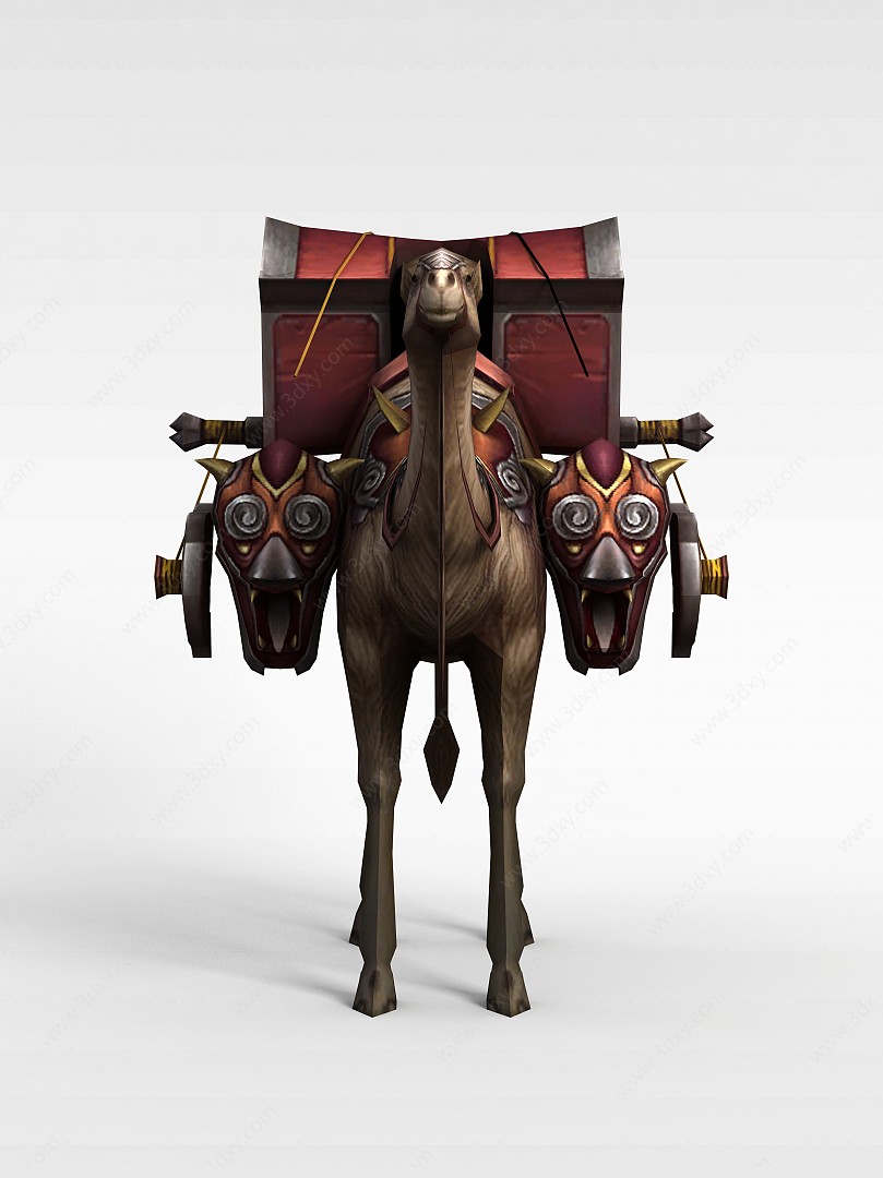 运货骆驼3D模型