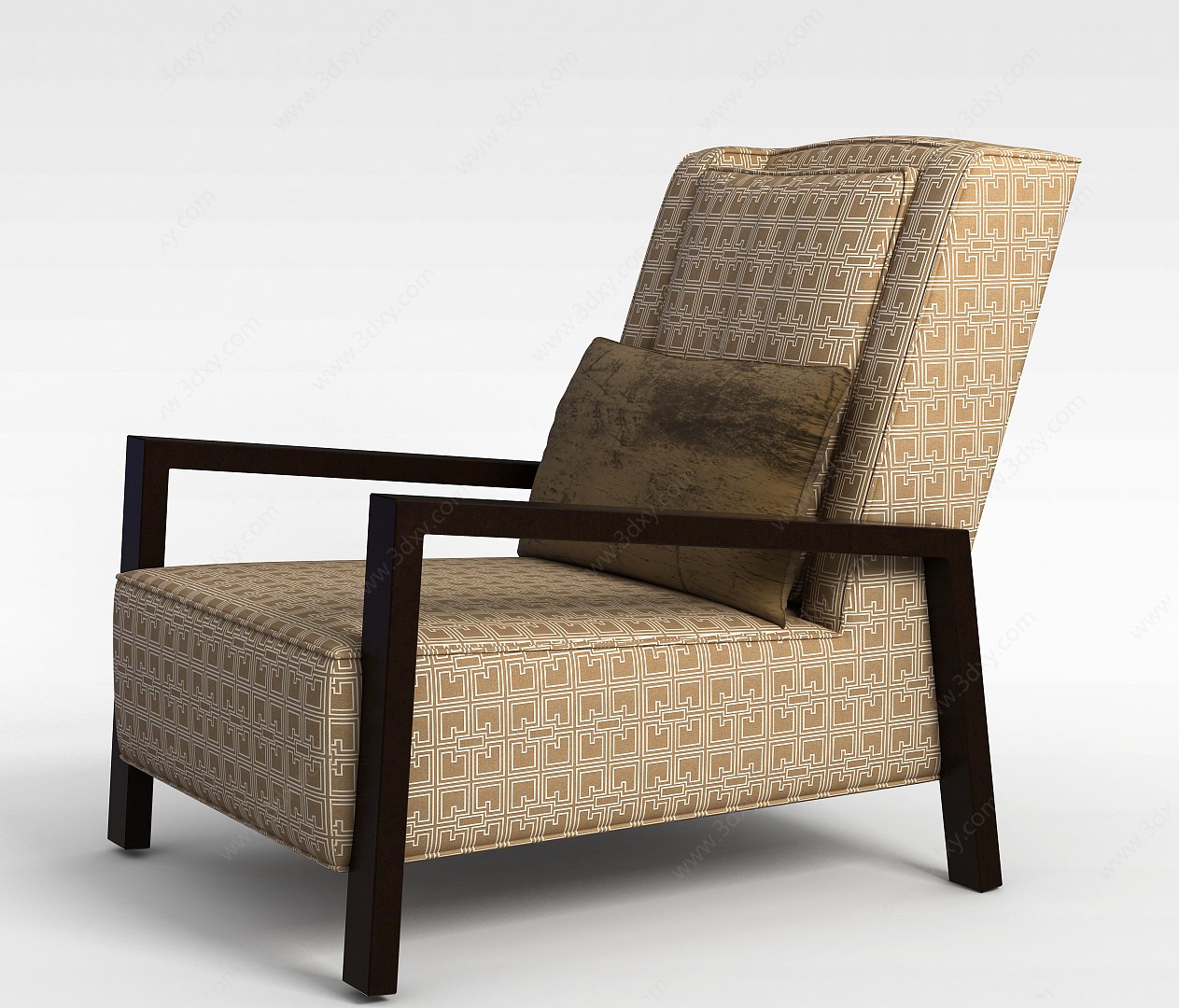 布艺休闲椅子3D模型
