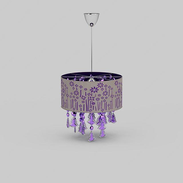 室内水晶吊灯3D模型