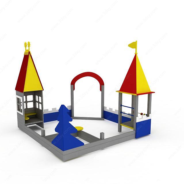 儿童娱乐城堡3D模型