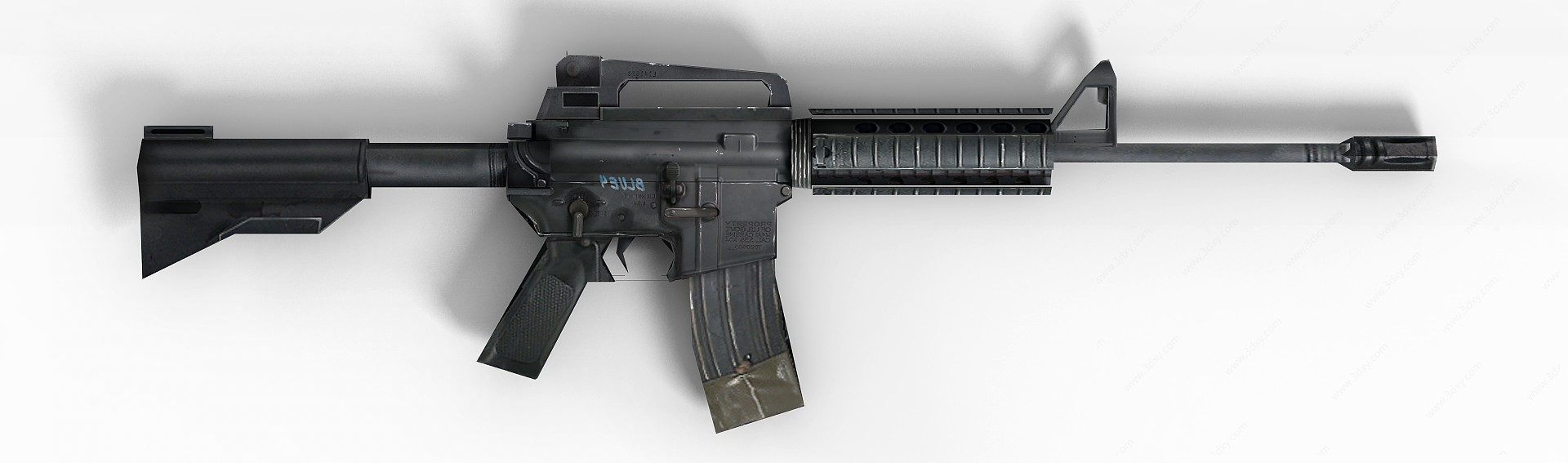 COD5冲锋枪3D模型