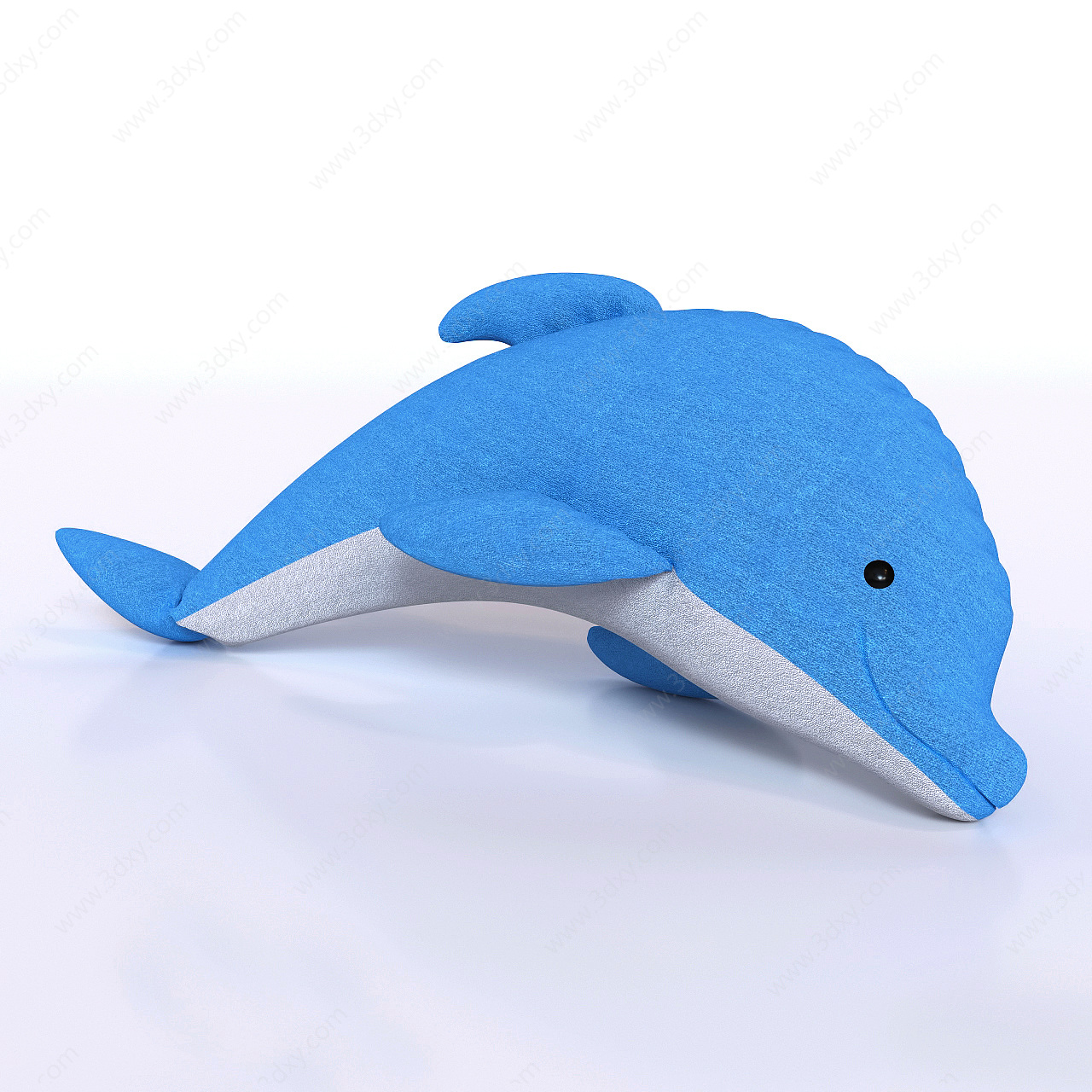 海豚布偶3D模型