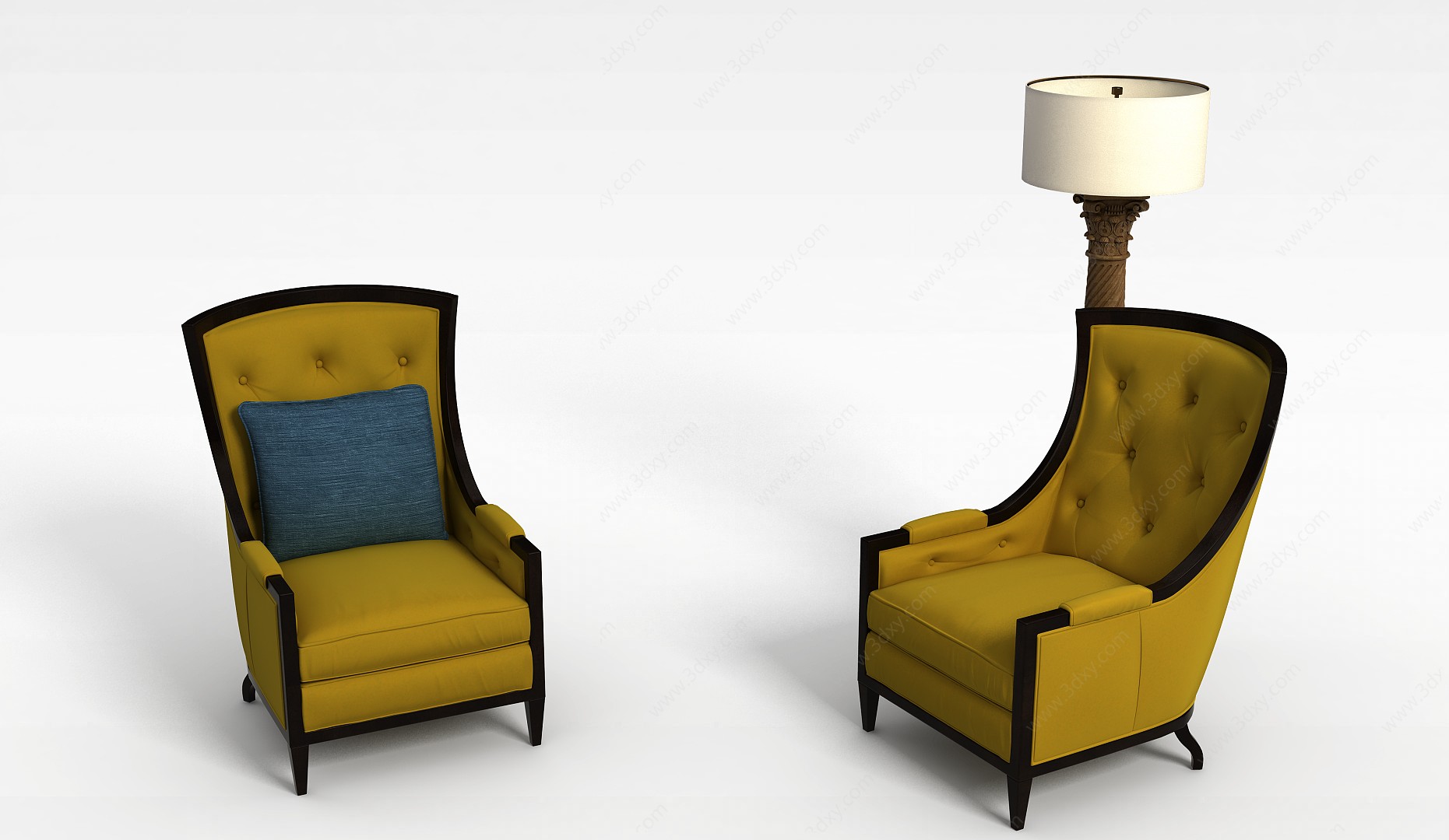 休闲沙发椅子3D模型