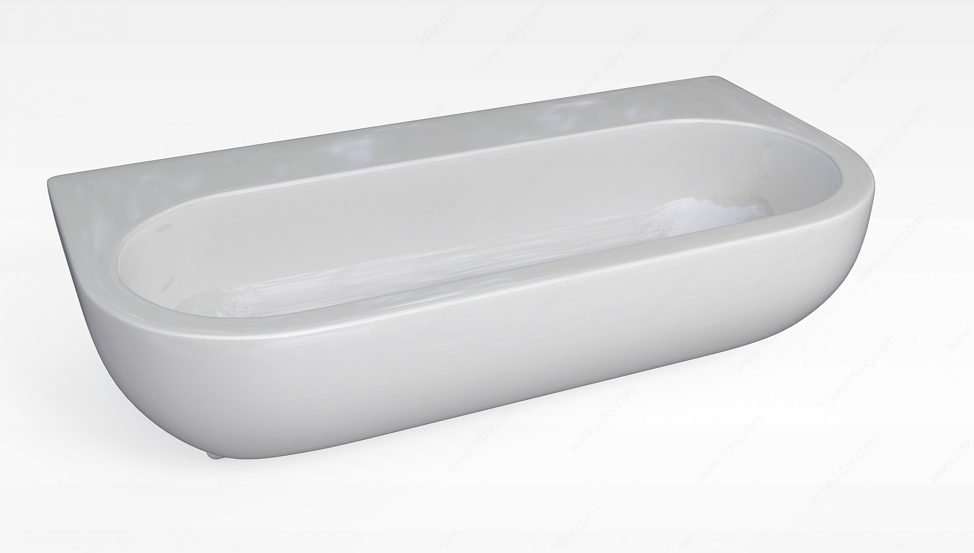 瓷器浴缸3D模型