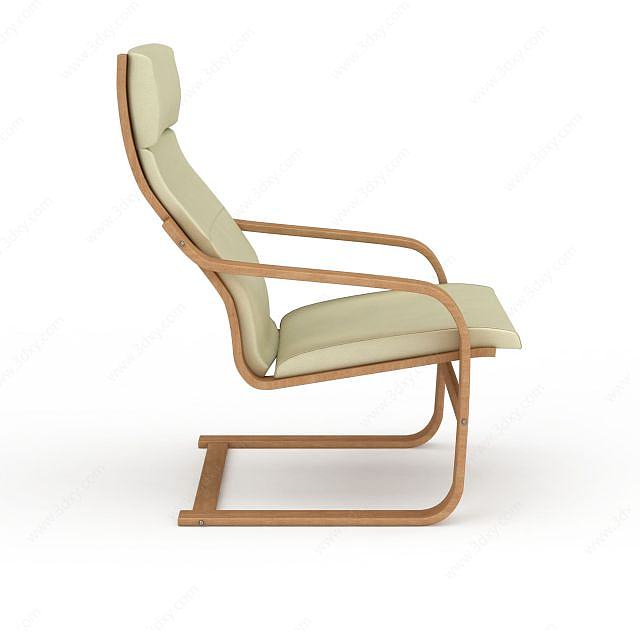 单人休闲椅3D模型