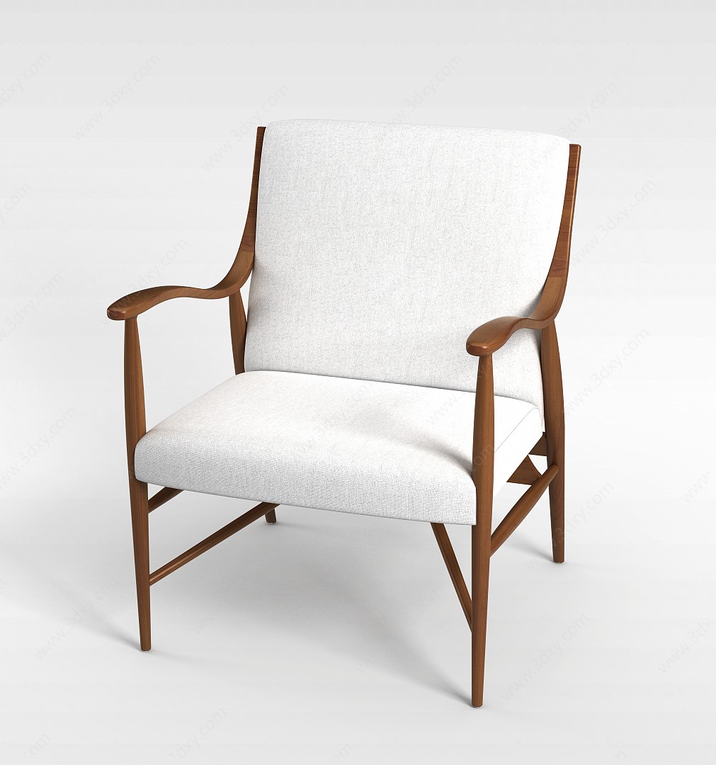 客厅休闲椅3D模型