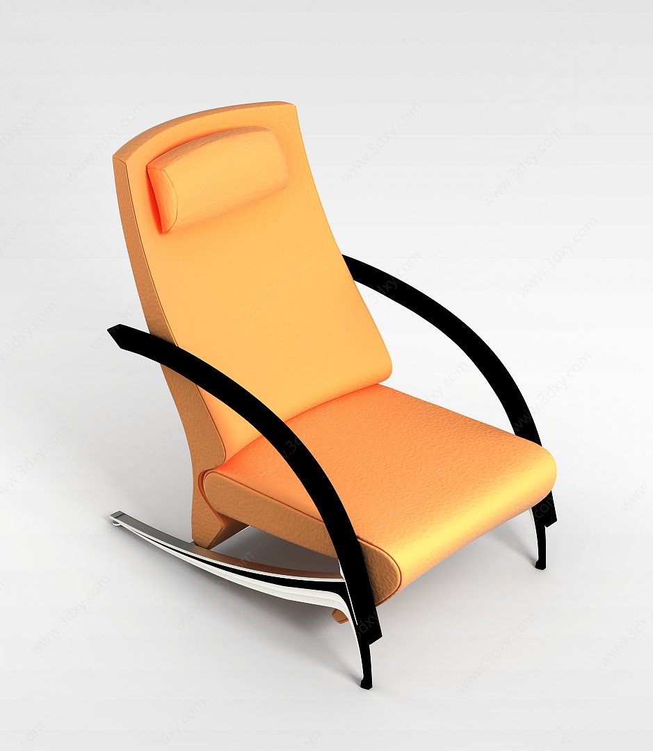 休息躺椅3D模型