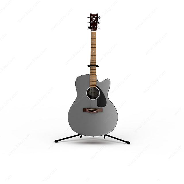 民谣吉他3D模型