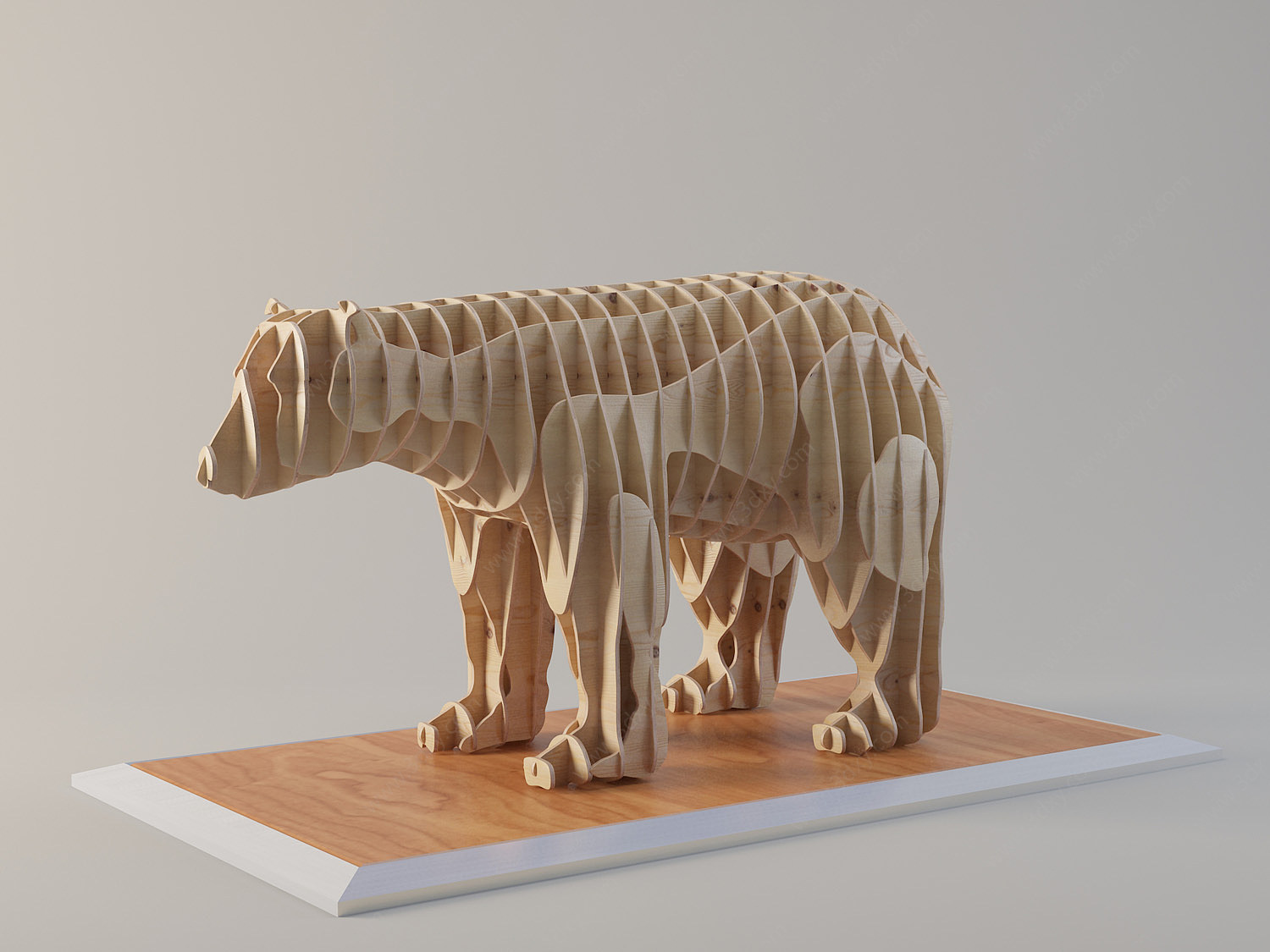 雕刻桌面饰品3D模型