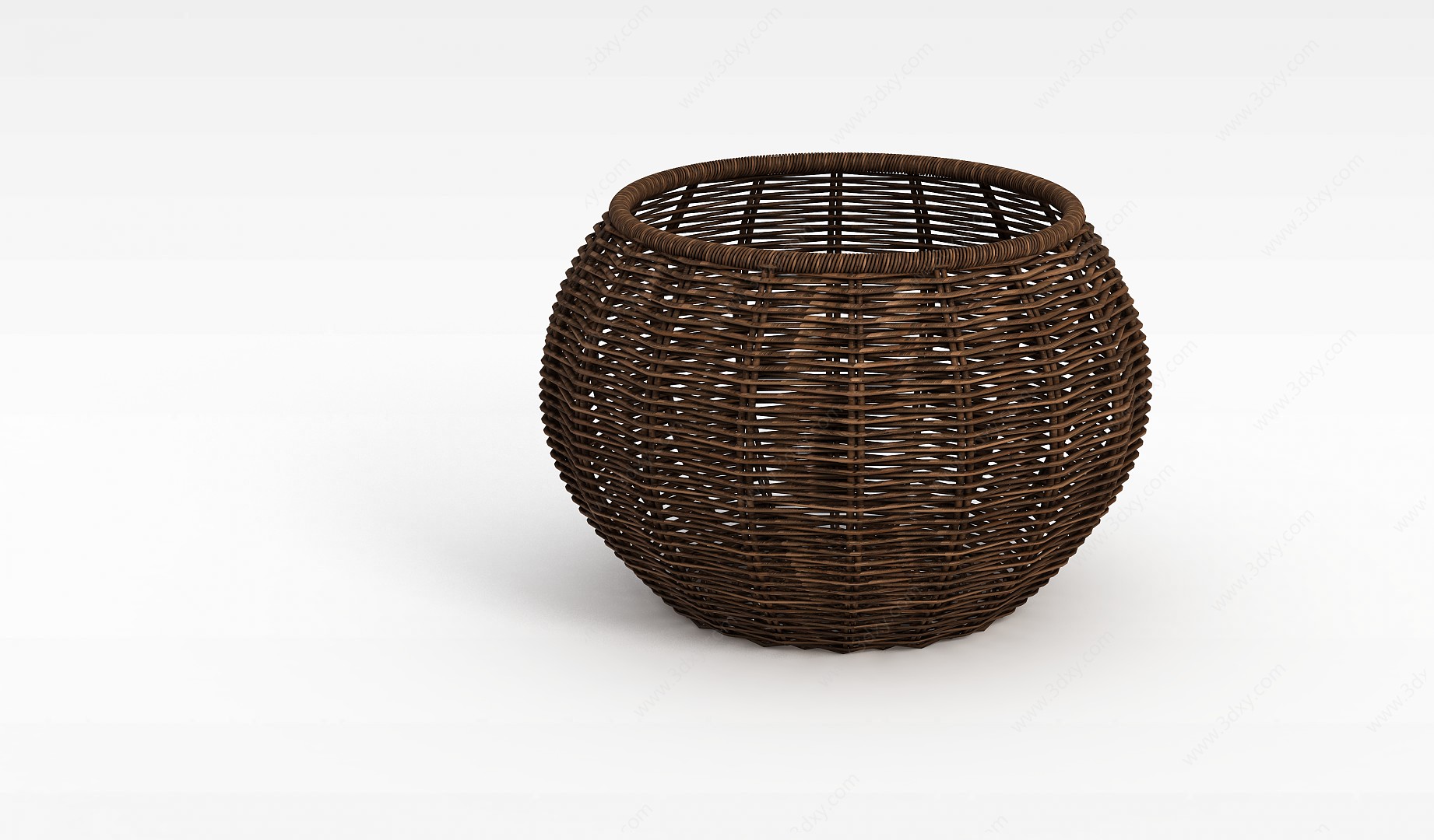 编制竹篓3D模型