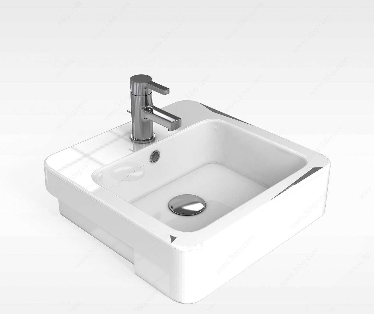 陶瓷洗手池3D模型