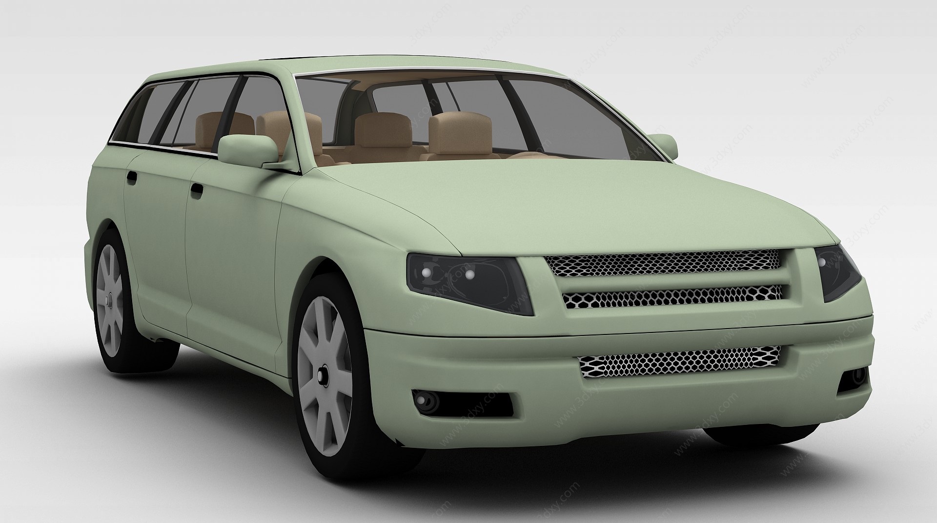 商务轿车3D模型