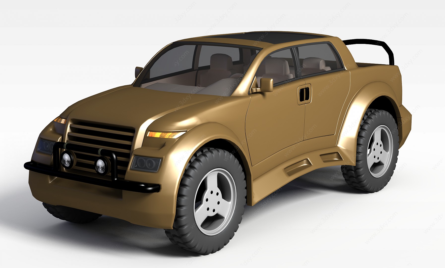 皮卡车3D模型