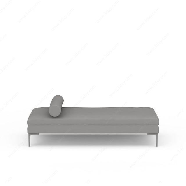 沙发长凳3D模型