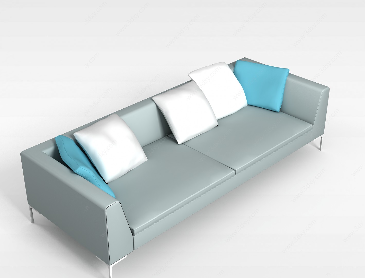 现代客厅简约沙发3D模型