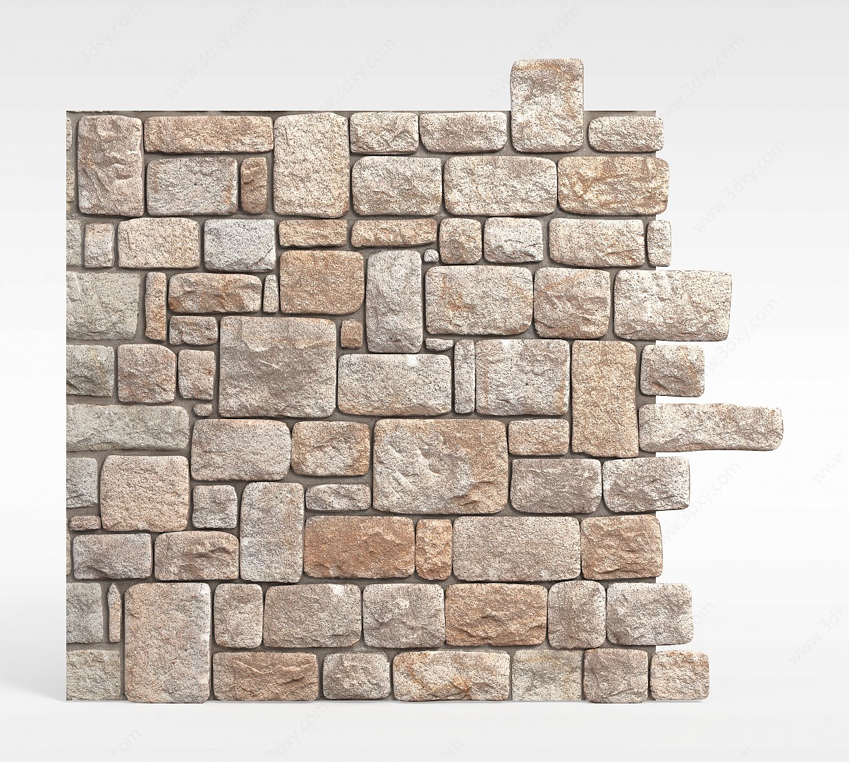 石墙3D模型