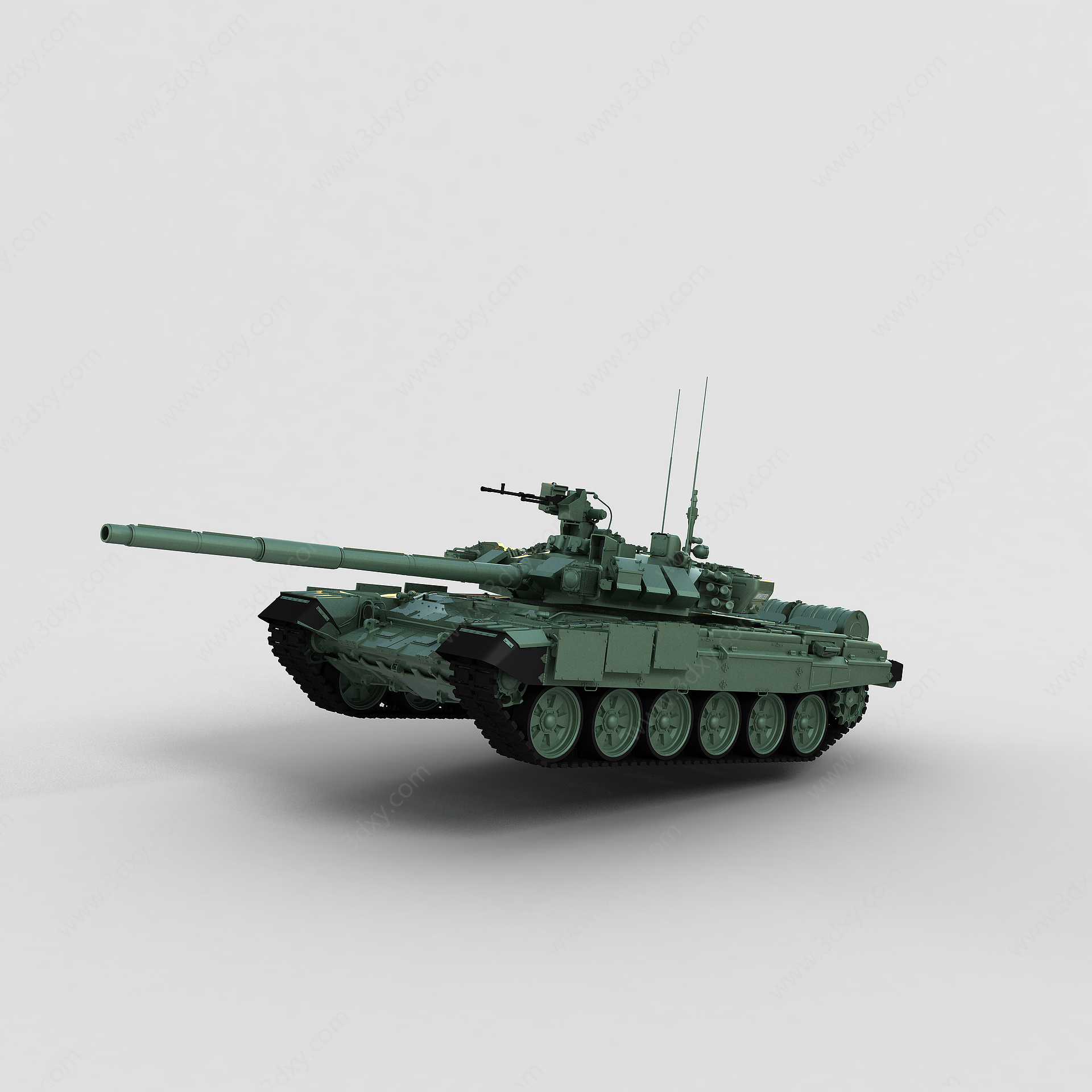 T90二战坦克3D模型