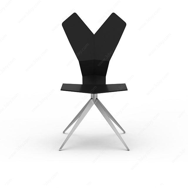 Y形靠背椅子3D模型