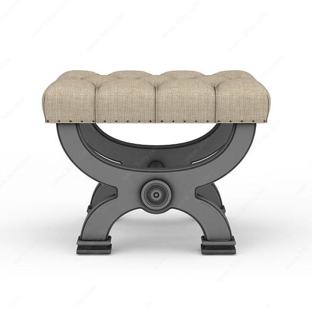 创意沙发凳3D模型