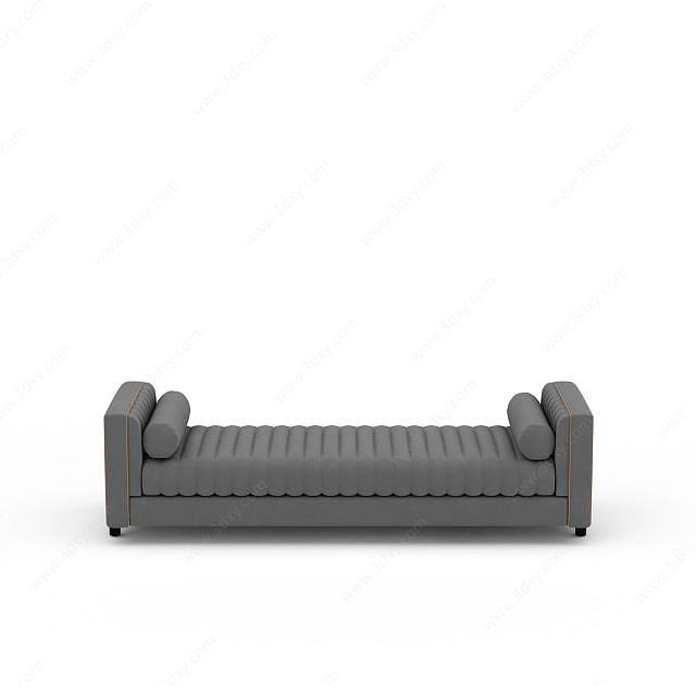 休闲沙发凳3D模型
