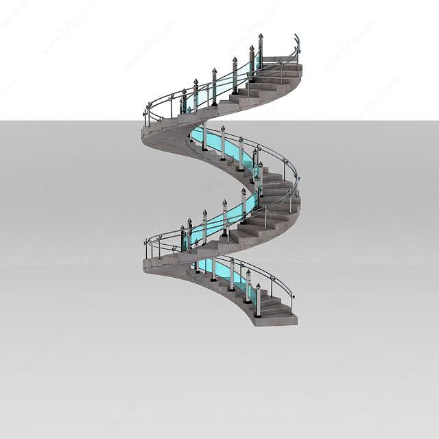 螺旋楼梯3D模型