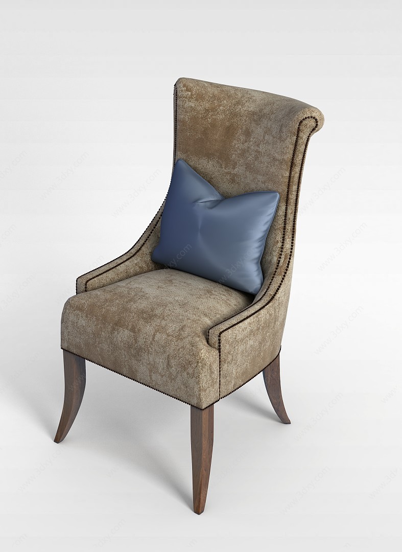 欧式休息椅3D模型