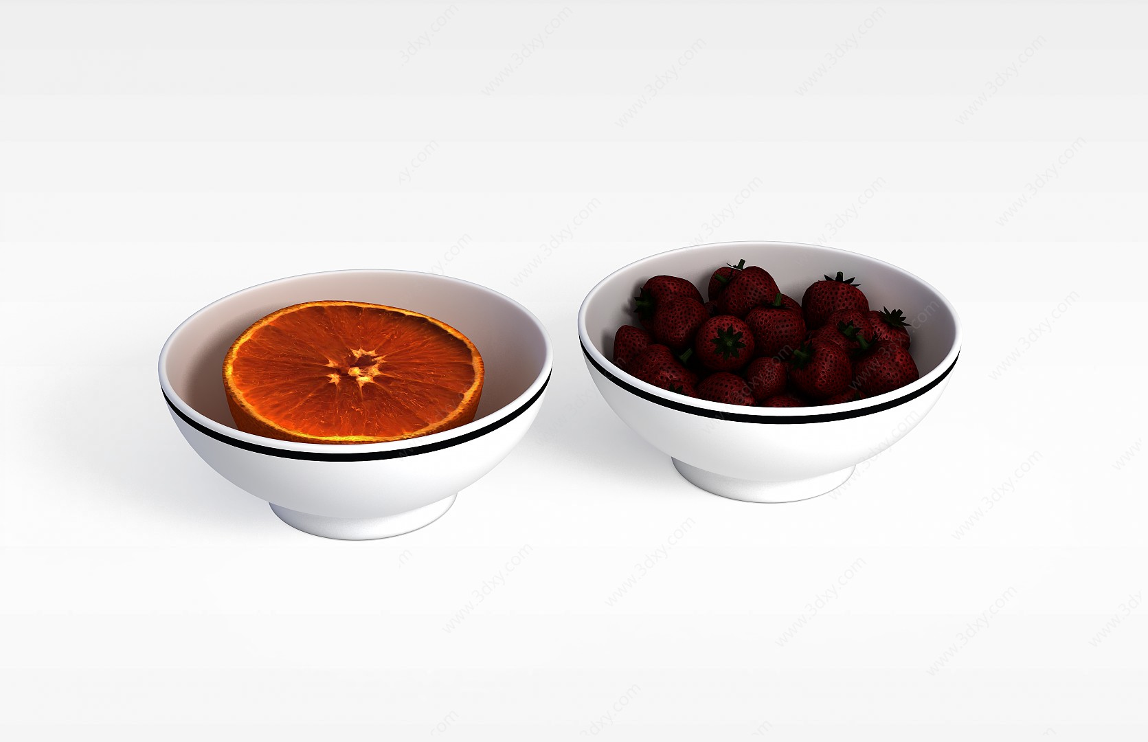 水果食物3D模型
