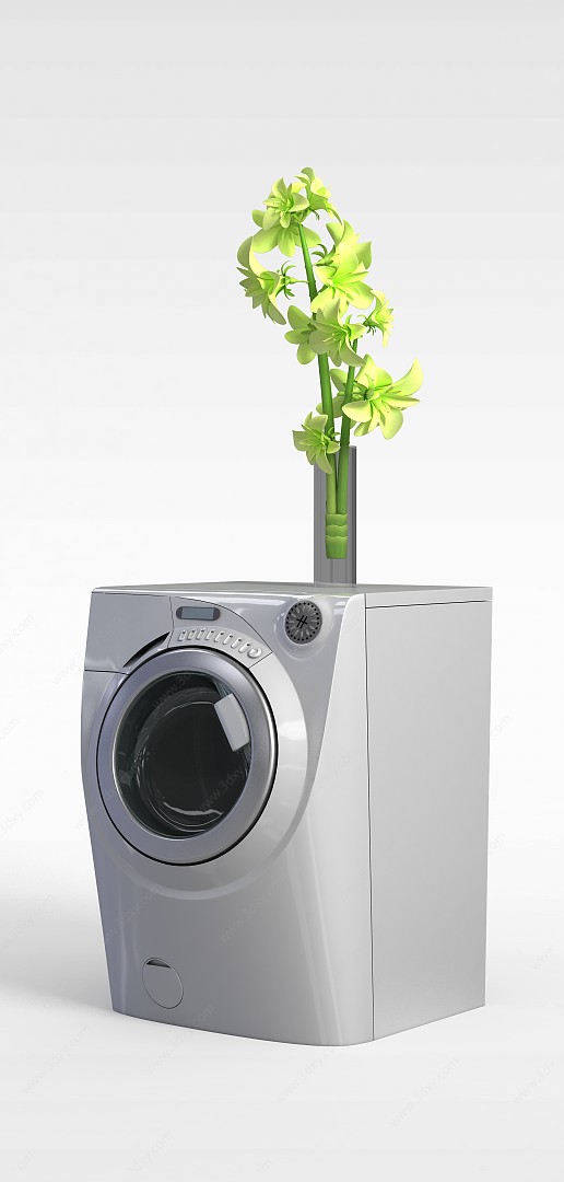 单筒洗衣机3D模型