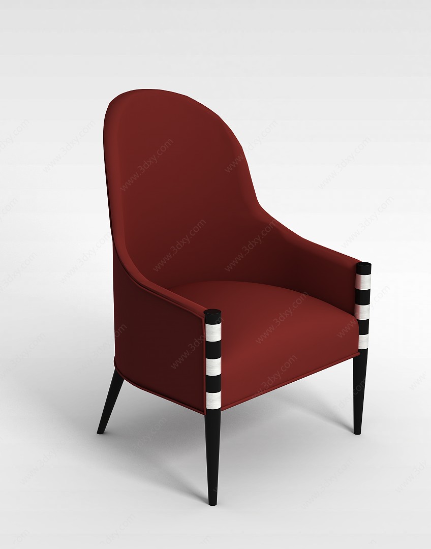 休闲餐椅3D模型
