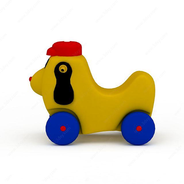 玩具小狗座椅3D模型