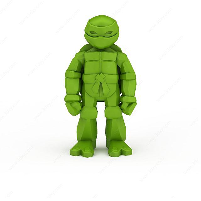 忍者神龟3D模型