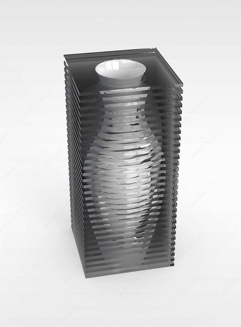 概念花瓶3D模型