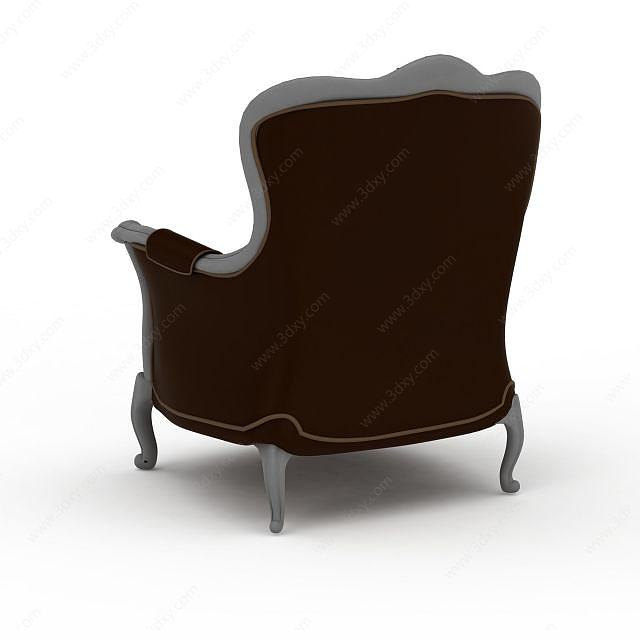 美式沙发椅3D模型