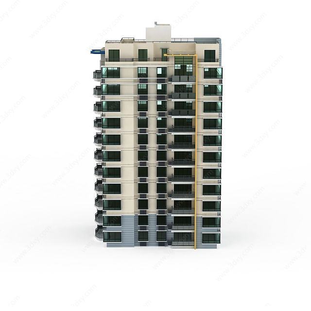 居民大楼3D模型