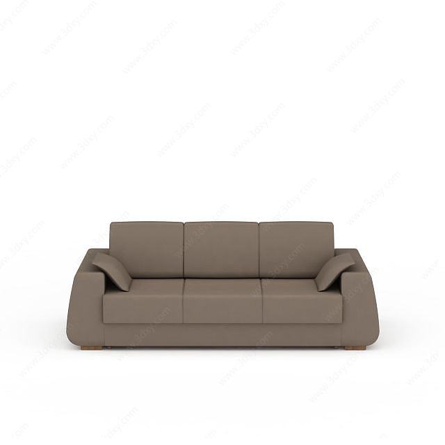 现代精简沙发3D模型