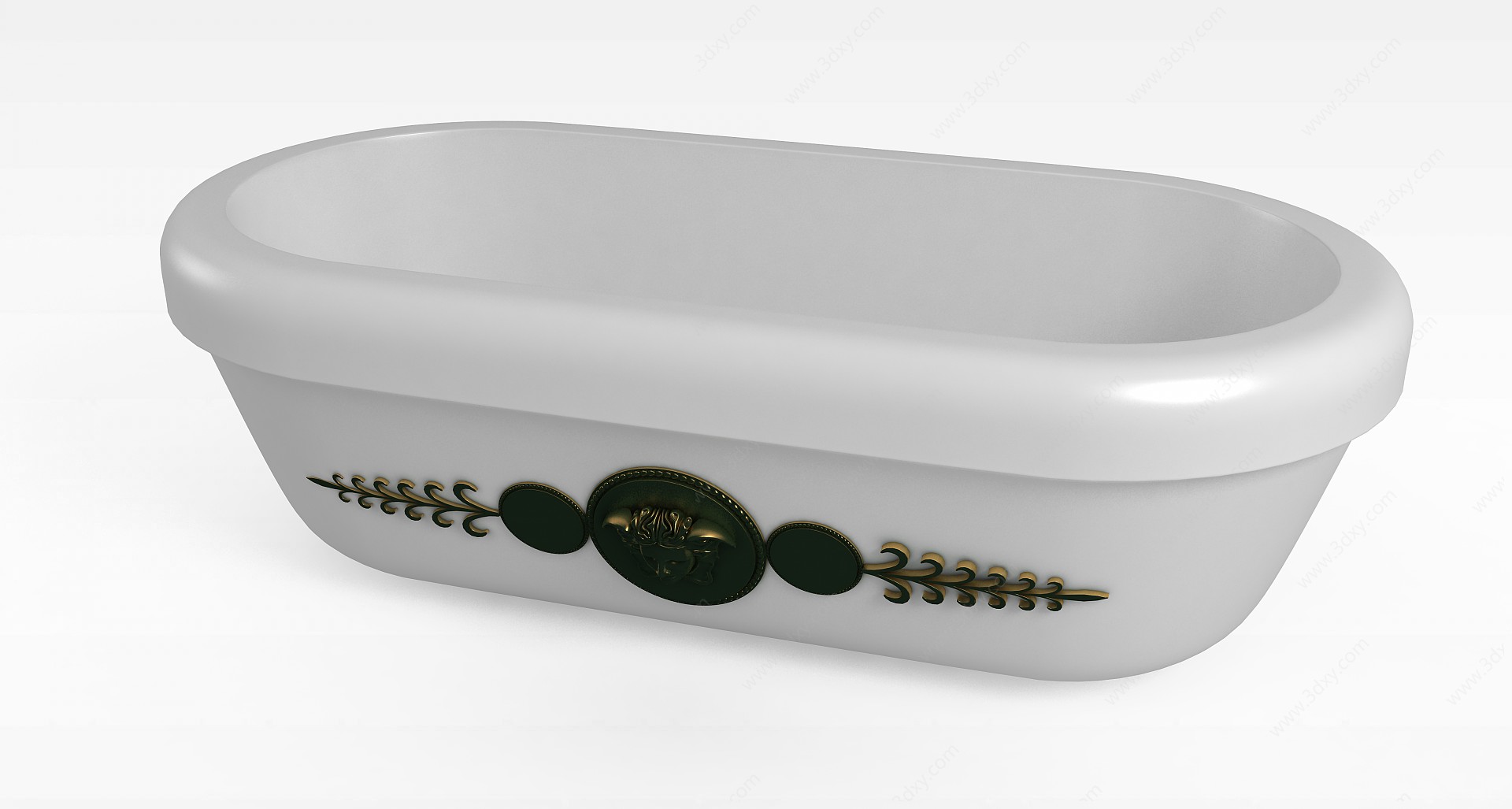 简易欧式浴缸3D模型