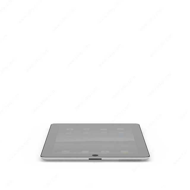苹果电子设备iPad23D模型