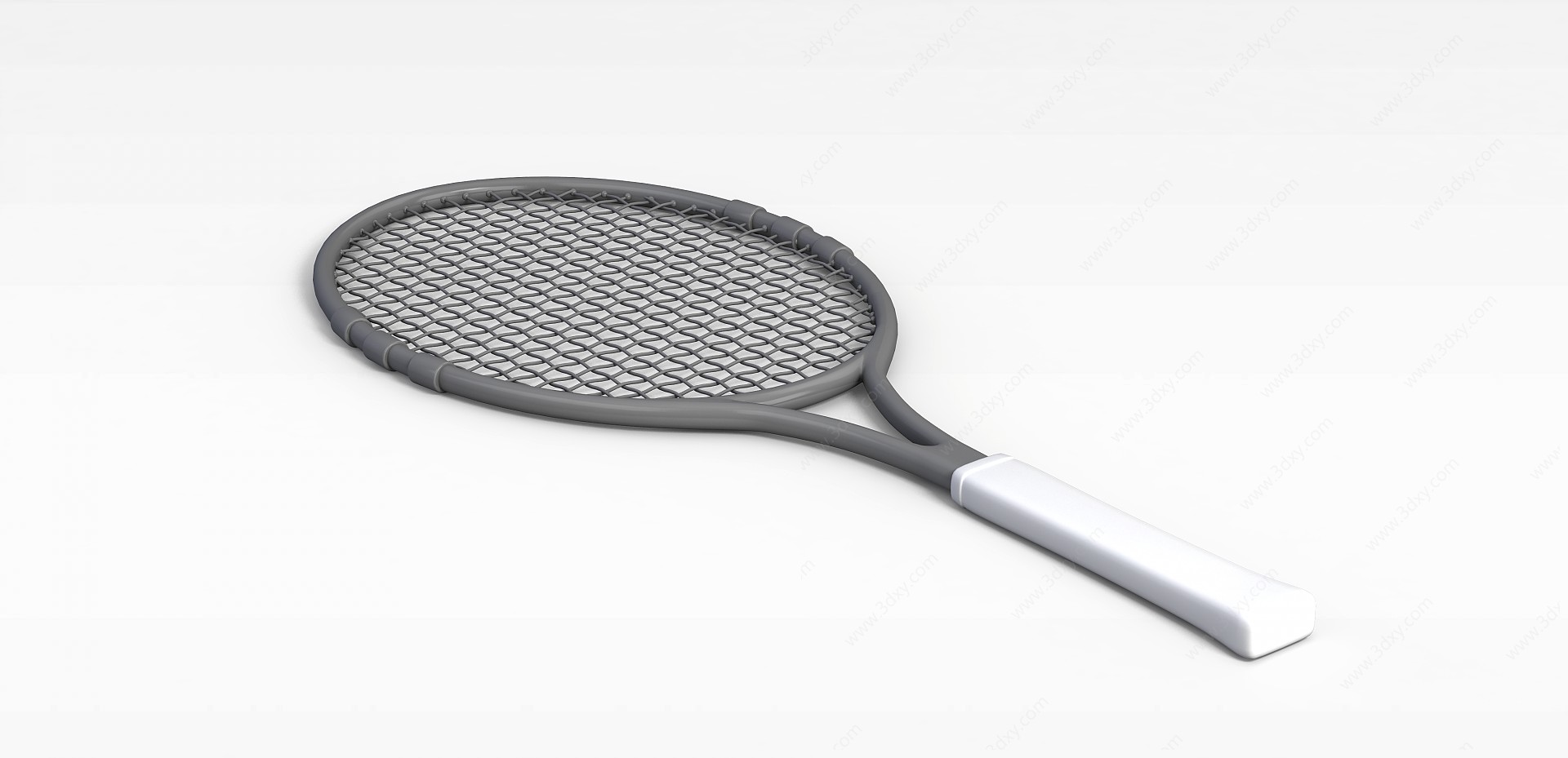 网球拍3D模型