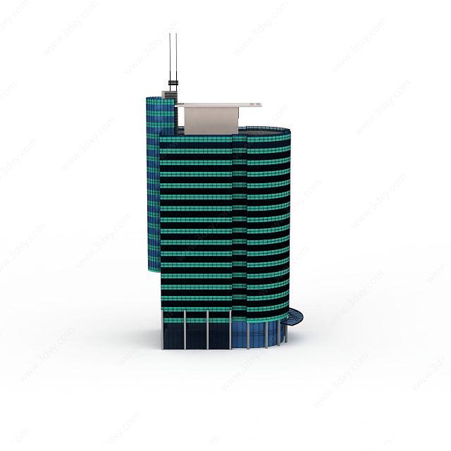 现代商业大厦3D模型