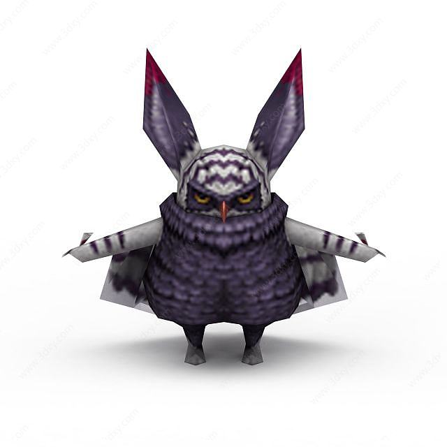 最终幻想零式角色怪物游戏角色3D模型