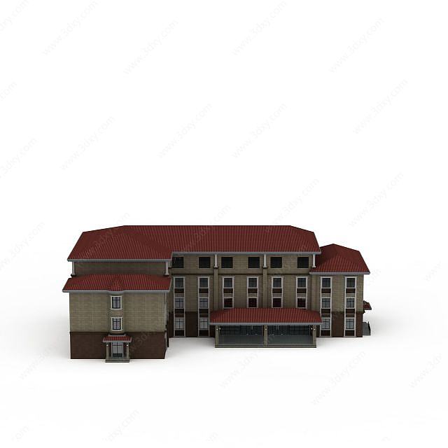 政府办公楼3D模型