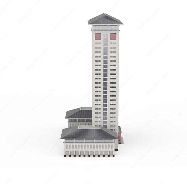 公寓综合楼3D模型