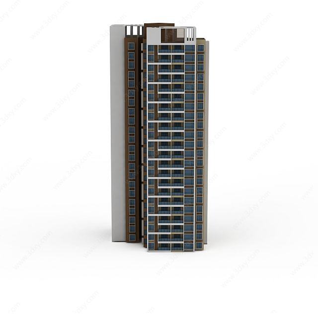 现代高层建筑3D模型